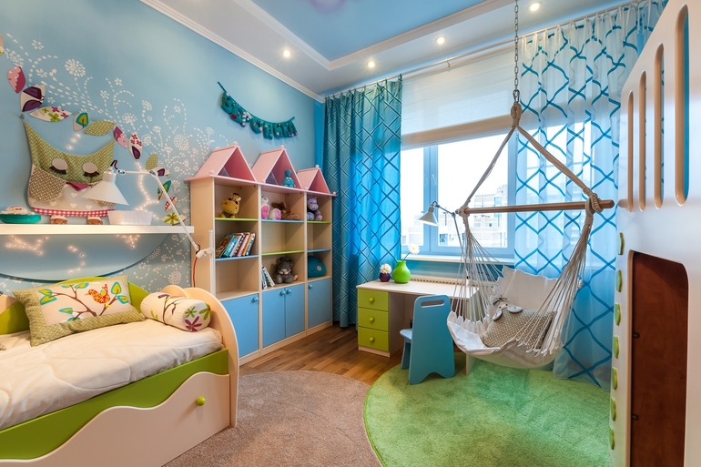 Цветовата схема на детската стая