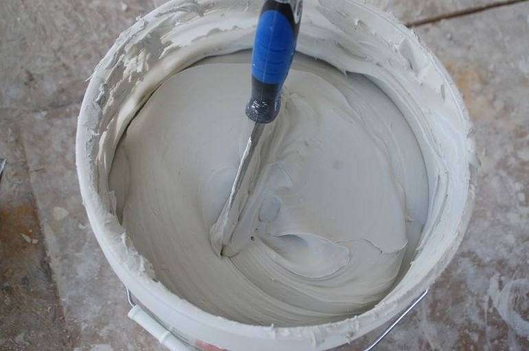 Preparation of gypsum mortar