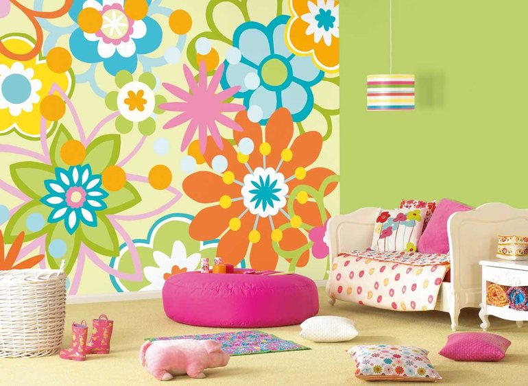Types of wallpaper for a children's room