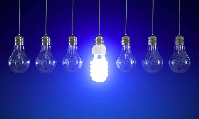 What are the advantages of using an energy-saving light bulb