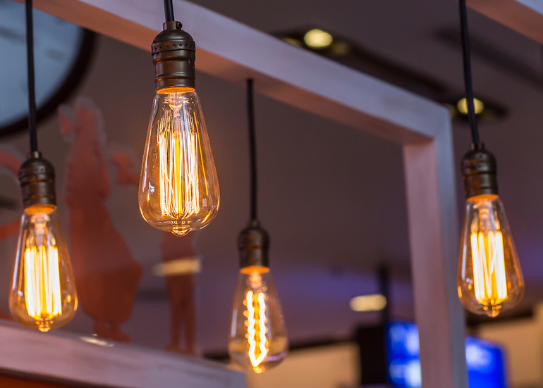 Moderna energisparande glödlampor