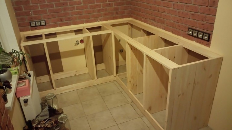 DIY houten keuken
