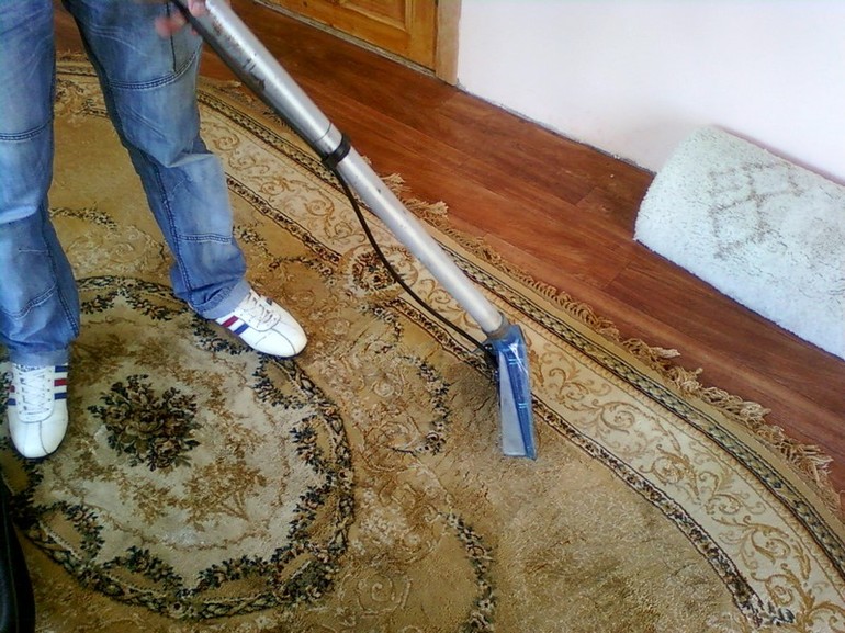 Cómo limpiar la alfombra de varios contaminantes.