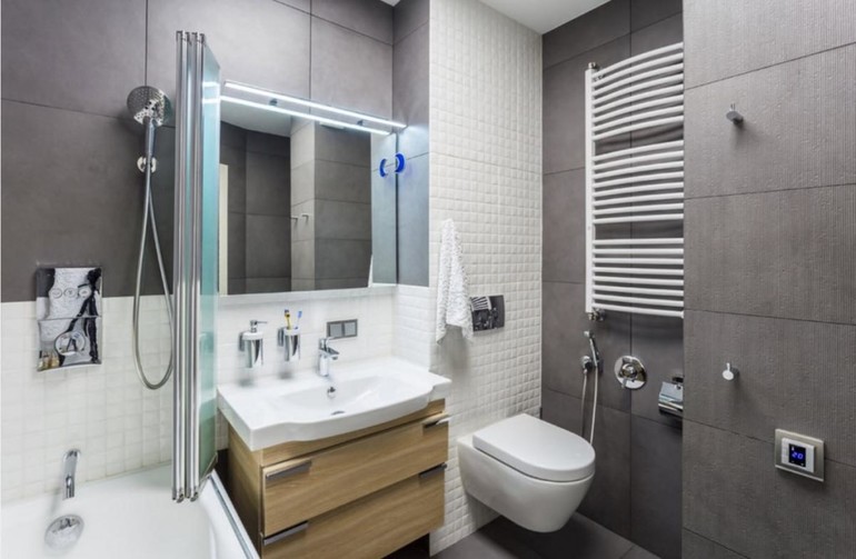 כללים לתכנון חדר אמבטיה עם שירותים