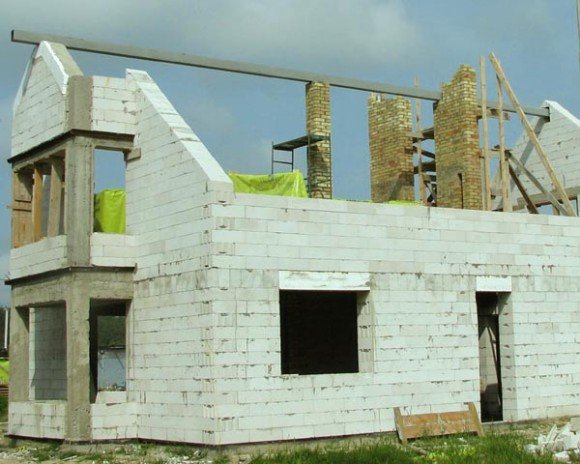 La construction d'un demi-toit