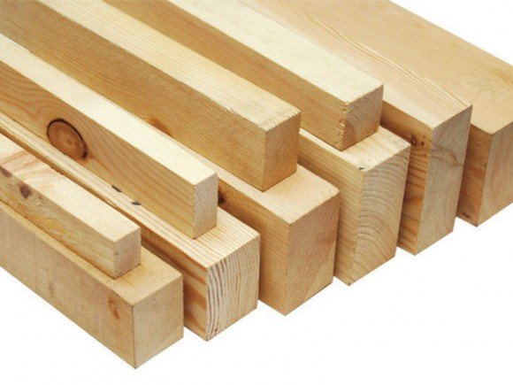 Barres de fusta per a un sostre