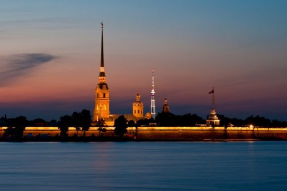 Peter ve Paul Katedrali, St. Petersburg görünümünü
