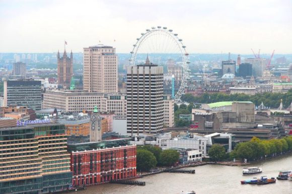 Blick von der Aussichtsplattform Pauls Kathedrale in London