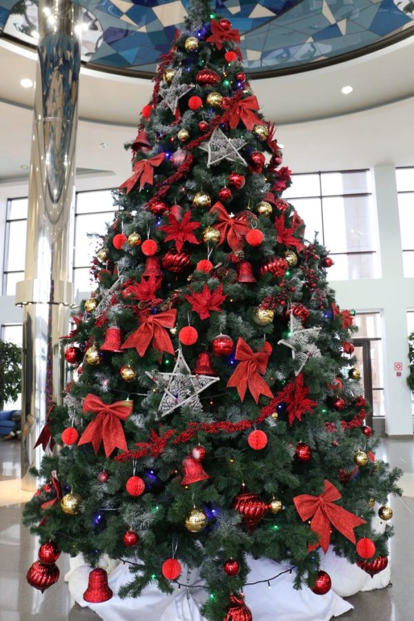 A karácsonyfa az ünnepi fő jellemző