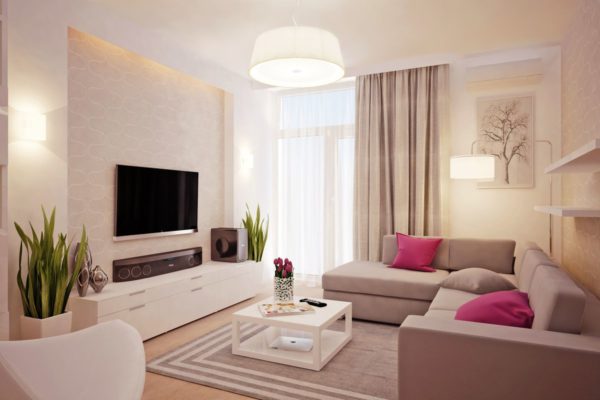 Design a small living room