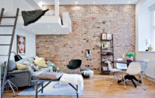 Brick wall sa interior