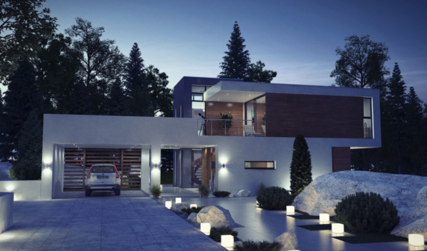 Нови и красиви високотехнологични дизайни на къщи