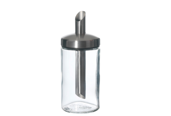 DOLD Dispensador de açúcar, vidro transparente, aço inoxidável, 15 cm - 199 rub