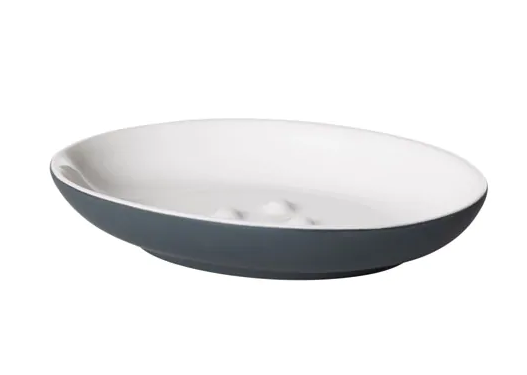 Soap dish in dark gray (EKOLN)