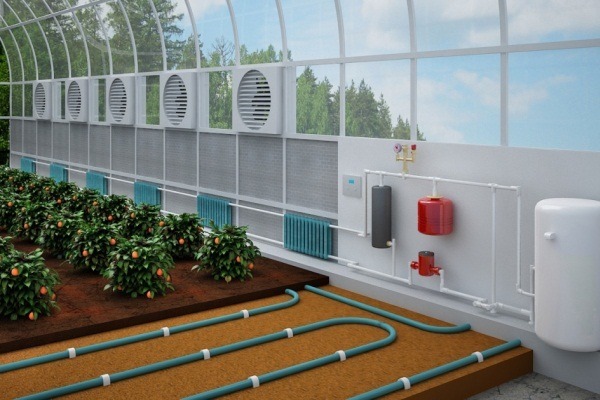 Greenhouses Heating