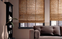 Cortinas de bambu na moda no interior de 2019